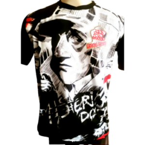 Camiseta: Criamos camisetas 100% personalizadas com tecido de alta qualidade e sublimação.