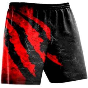 Shorts: Nossos shorts também são 100% personalizáveis, com tecido de alta qualidade e sublimação.